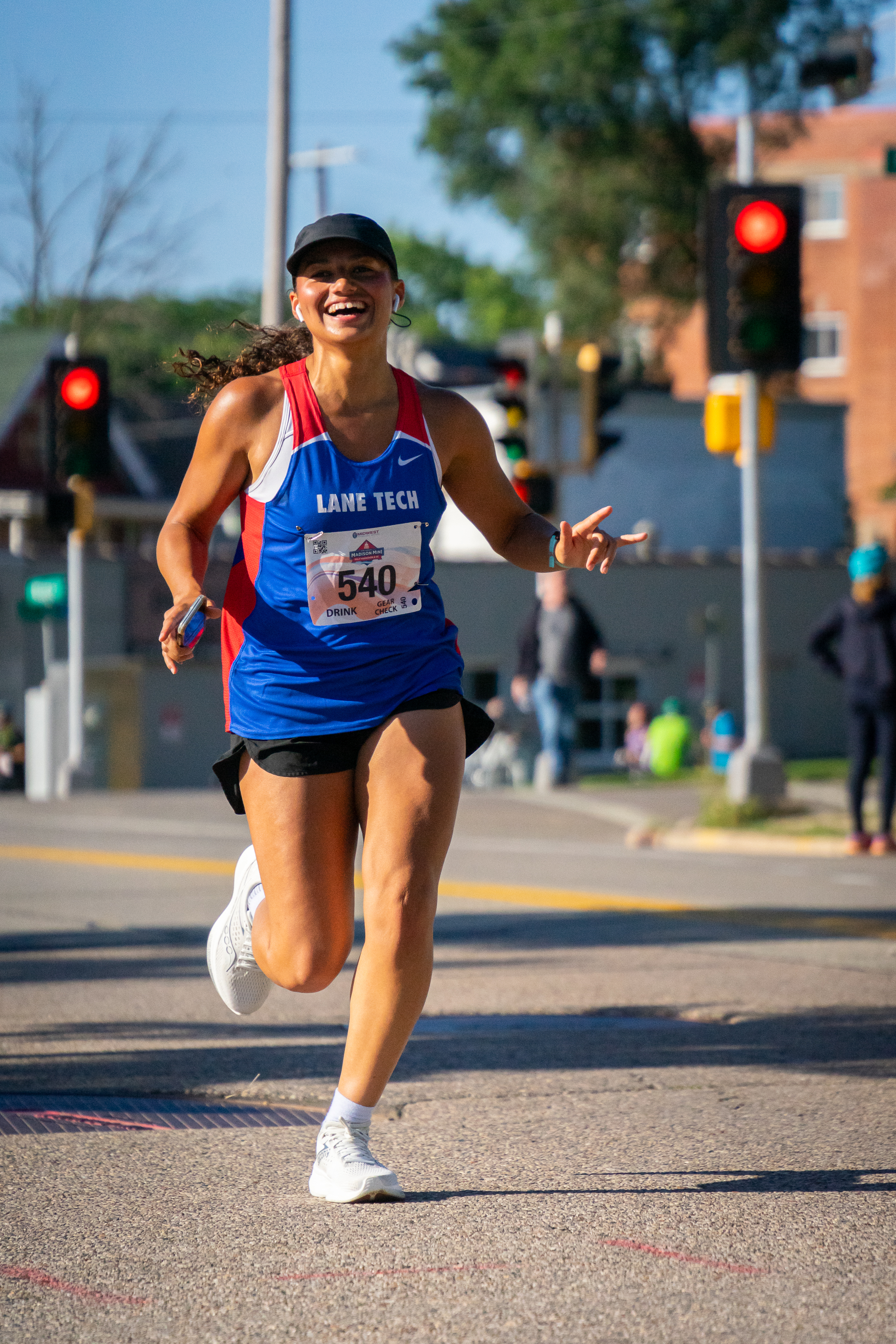 half-marathon runner on mile 10